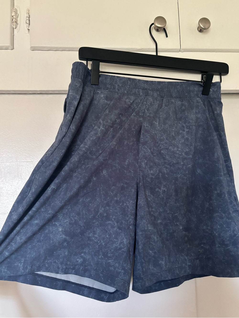 Lululemon Shorts Size M Soft Washed Navy Blue Casual